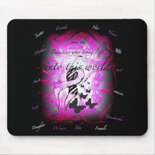 Retten Sie die Leben von Frau mousepad