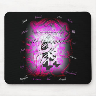 Retten Sie die Leben von Frau mousepad