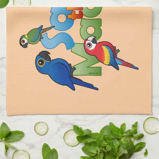 Retten Sie die Macaws Handtuch (Gefaltet)