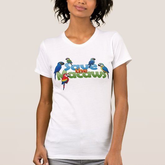Retten Sie die Macaws T-Shirt (Vorderseite)