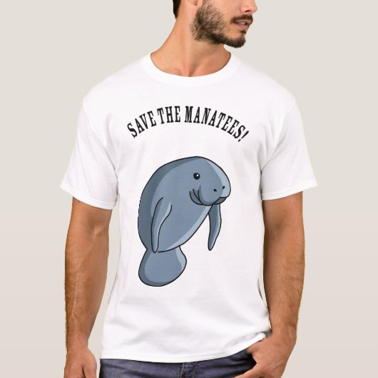 Retten Sie die Manatis! T-Shirt (Vorderseite)