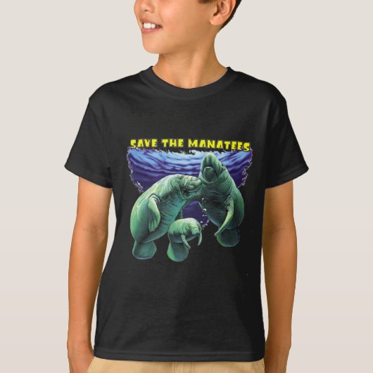 Retten Sie die Manatis T-Shirt (Vorderseite)