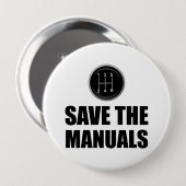 Retten Sie die manuellen lustigen Button (Vorne & Hinten)