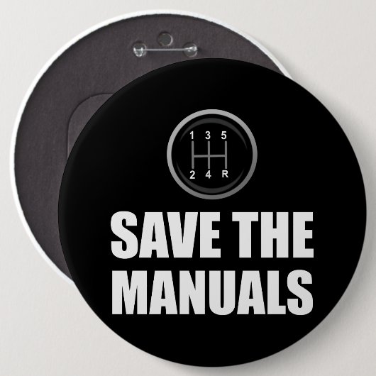 Retten Sie die manuellen lustigen Button (Vorne & Hinten)