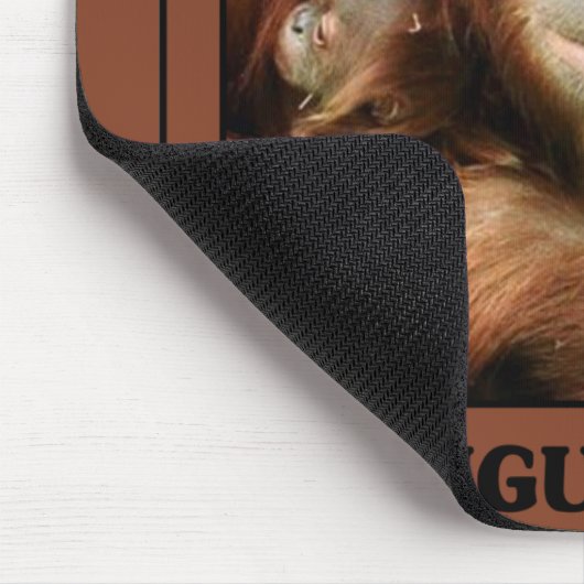 Retten Sie die Orang-Utans Mousepad (Ecke)