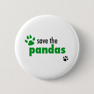 Retten Sie die Pandas Button