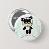 Retten Sie die Pandas gefallen? Button (Vorne & Hinten)