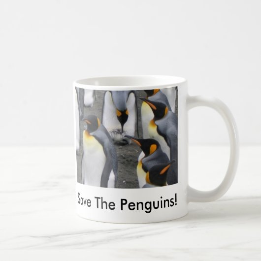 Retten Sie die Penguins! Kaffee-Tasse Kaffeetasse (Rechts)
