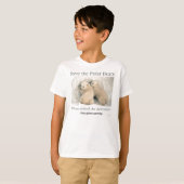 Retten Sie die polaren Bären T-Shirt (Vorne ganz)