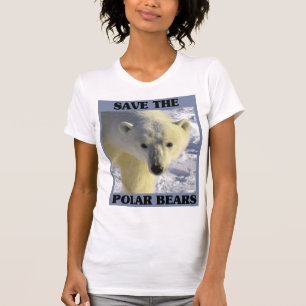 Retten Sie die polaren Bären T-Shirt