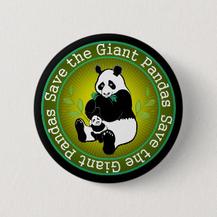 Retten Sie die riesigen Pandas Button