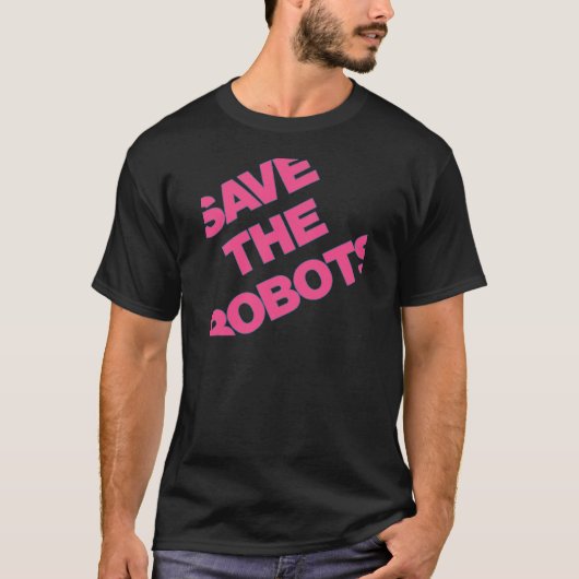 Retten Sie die Roboter nach Stunden-Verein NYC T-Shirt (Vorderseite)