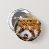 Retten Sie die roten Pandas! Button (Vorne & Hinten)