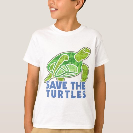 Retten Sie die Schildkröten T-Shirt (Vorderseite)