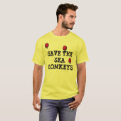 Retten Sie die Seeaffen T-Shirt (Vorne ganz)