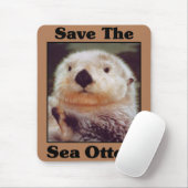 Retten Sie die Seeotter Mousepad (Mit Mouse)