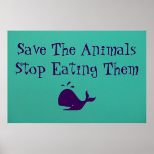 Retten Sie die Tiere Poster