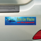 retten Sie die Wale… Autoaufkleber (Auf Auto)