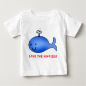 Retten Sie die Wale! Baby T-shirt (Vorderseite)
