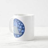 Retten Sie die Wale Kaffeetasse (Vorderseite Links)