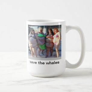 retten Sie die Wale Kaffeetasse