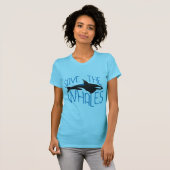 Retten Sie die Wale T-Shirt (Vorne ganz)