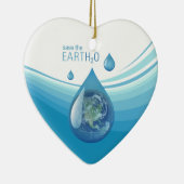 Retten Sie die Wasserverzierungen Keramikornament (Rechts)