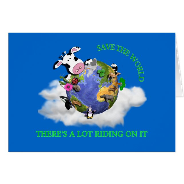 Retten Sie die Welt (Vorderseite (Horizontal))