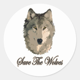 Wolf Aufkleber | Zazzle.de