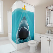 Retten Sie Ducky Duschvorhang (Beispiel)