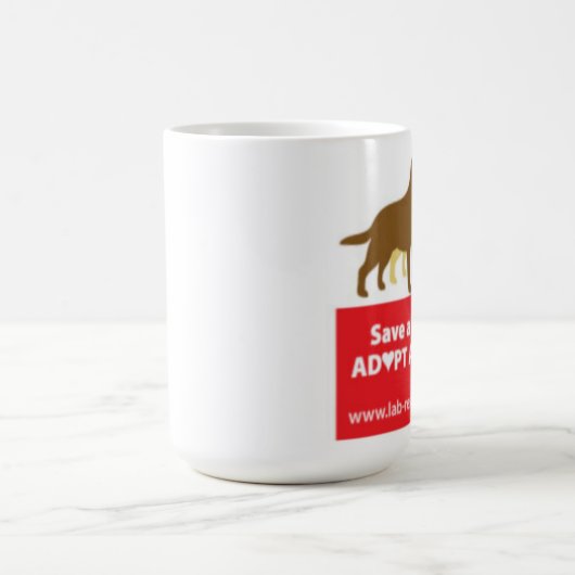 Retten Sie ein Leben adoptieren eine Kaffeetasse (Mittel)