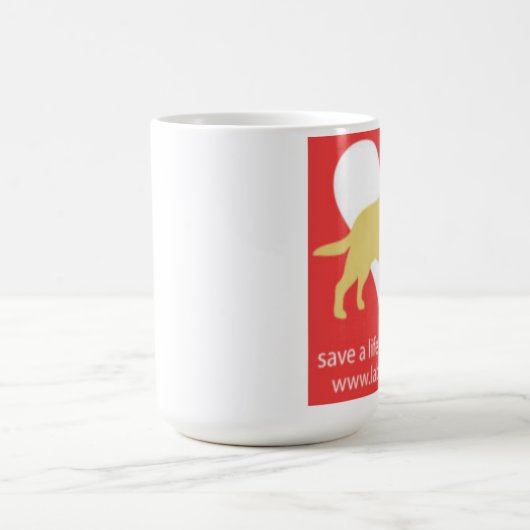 Retten Sie ein Leben adoptieren eine Kaffeetasse (Mittel)