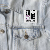 Retten Sie ein Leben Button (Beispiel)