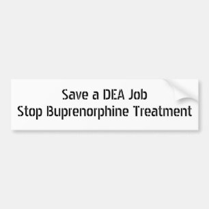 Retten Sie eine DEA-Job-EndBuprenorphine Autoaufkleber
