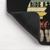 Retten Sie eine Pferdereifahrt Ein Cowboy Funny Re Mousepad (Ecke)