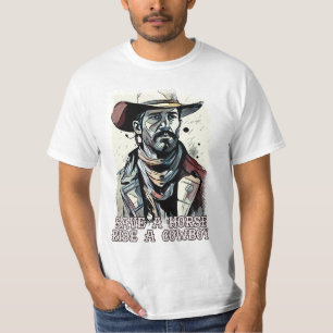 Retten Sie eine Pferdereifahrt ein Cowboy Funny We T-Shirt