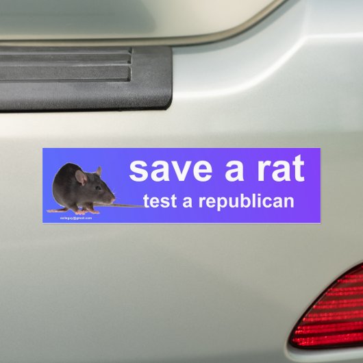 retten Sie eine Ratte Autoaufkleber (Auf Auto)