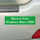 Retten Sie einem TreeProduce mehr CO2 Autoaufkleber (Auf Auto)