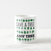 Retten Sie einen Baum Kaffeetasse (Mittel)