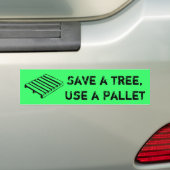 Retten Sie einen Baum, verwenden Sie einen Autoaufkleber (Auf Auto)