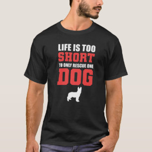 Retten Sie einen Hund Hundetrainer T-Shirt