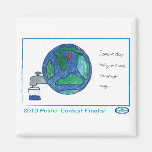 Retten Sie einen Tropfen heute Magnet