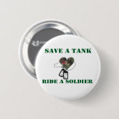 Retten Sie einer Behälter-Fahrt einen Soldaten 3 Button (Vorne & Hinten)