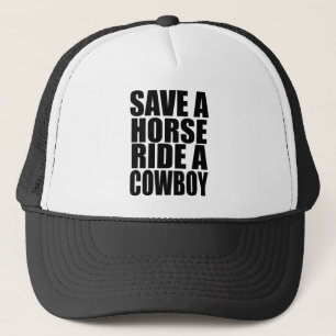 RETTEN SIE EINER PFERDEfahrt EINEN COWBOY Truckerkappe
