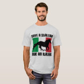 Retten Sie einer Stallions-Fahrt eine italienische T-Shirt (Vorne ganz)