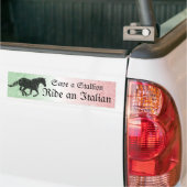Retten Sie einer Stallions-Fahrt einen Autoaufkleber (Auf Lkw)