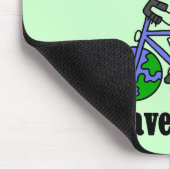 Retten Sie Energie Klimat-shirts und Geschenke Mousepad (Ecke)