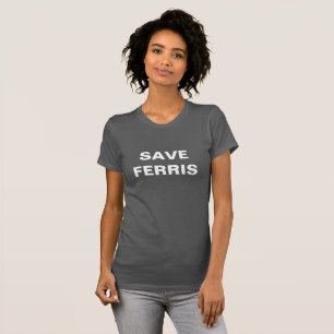 Retten Sie Ferris feinen Jersey-T - Shirt