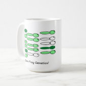 Retten Sie Frosch-Genetik-Tasse Kaffeetasse (Vorderseite Links)