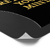 Retten Sie Ihren Geist inspirierendes Word Art Des Poster (Ecke)